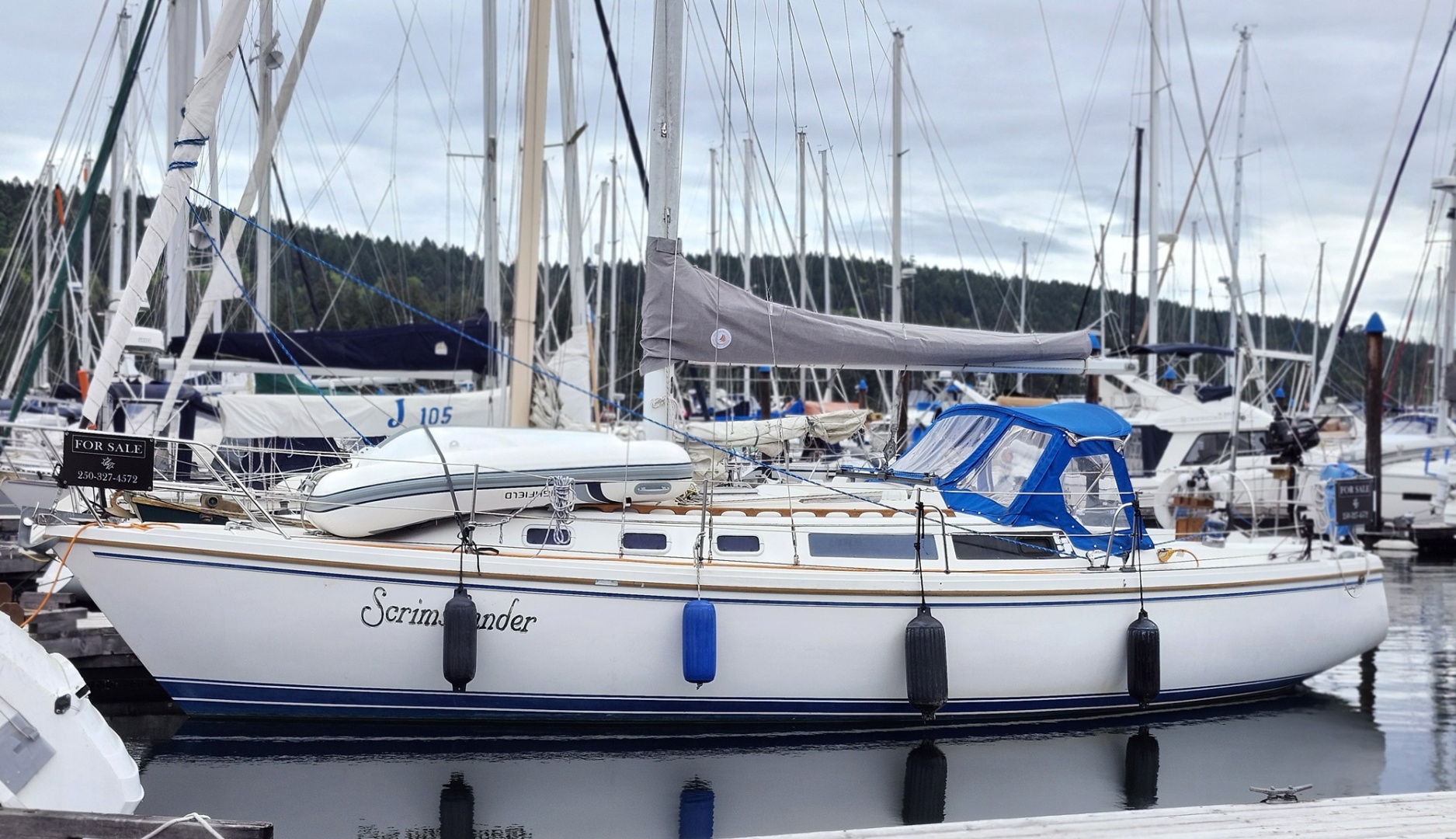 Scrimshander 34ft Catalina Yacht For Sale