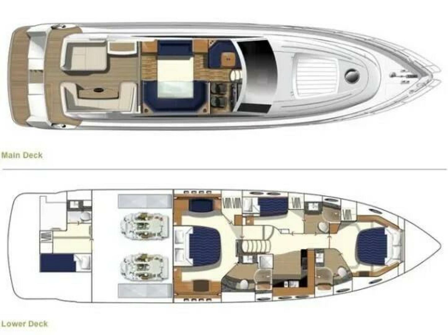Totally Hip 65ft Viking Sport Cruisers Yacht For Sale