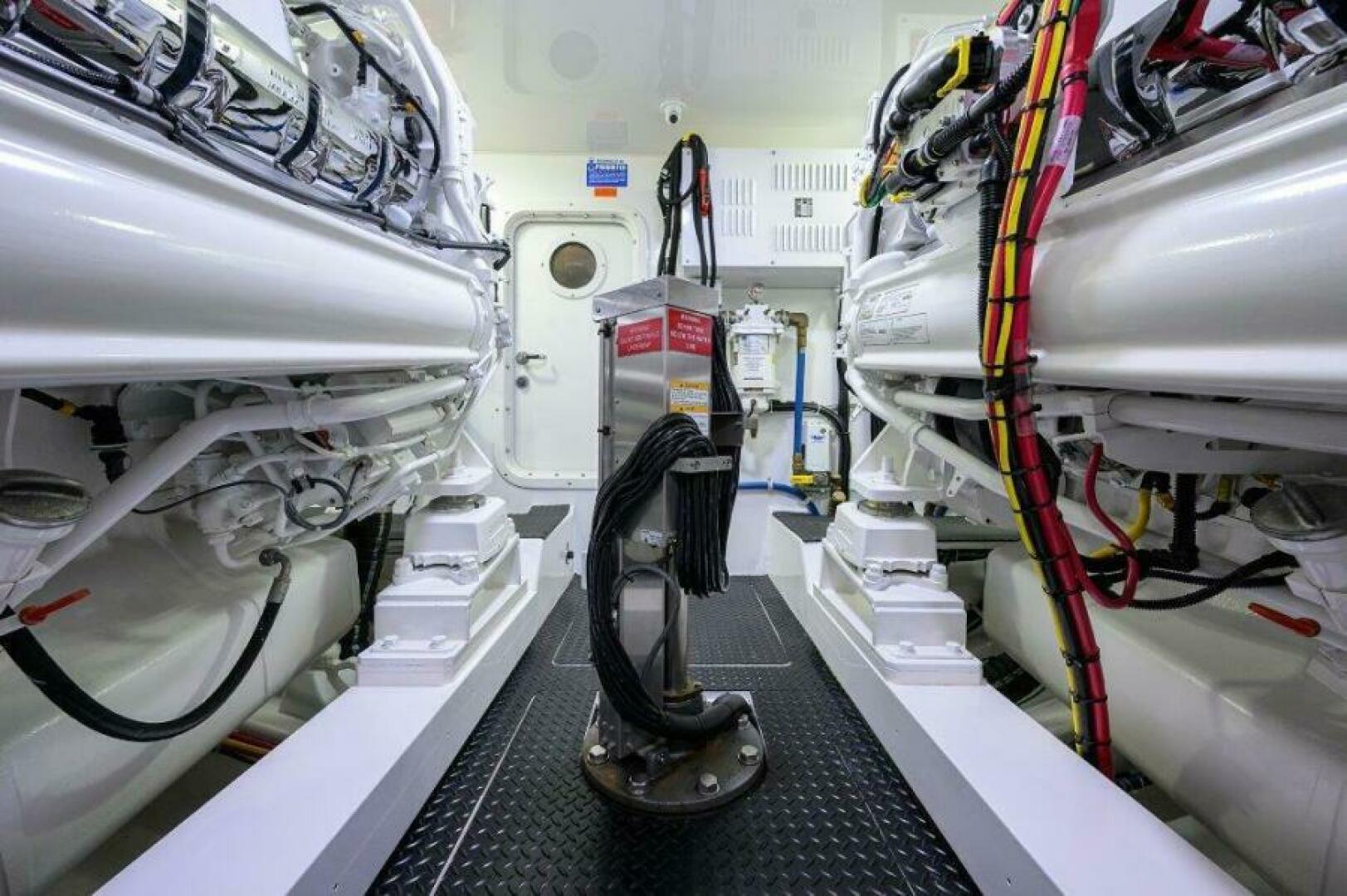 Viking 72 Knot Again - Engine Room