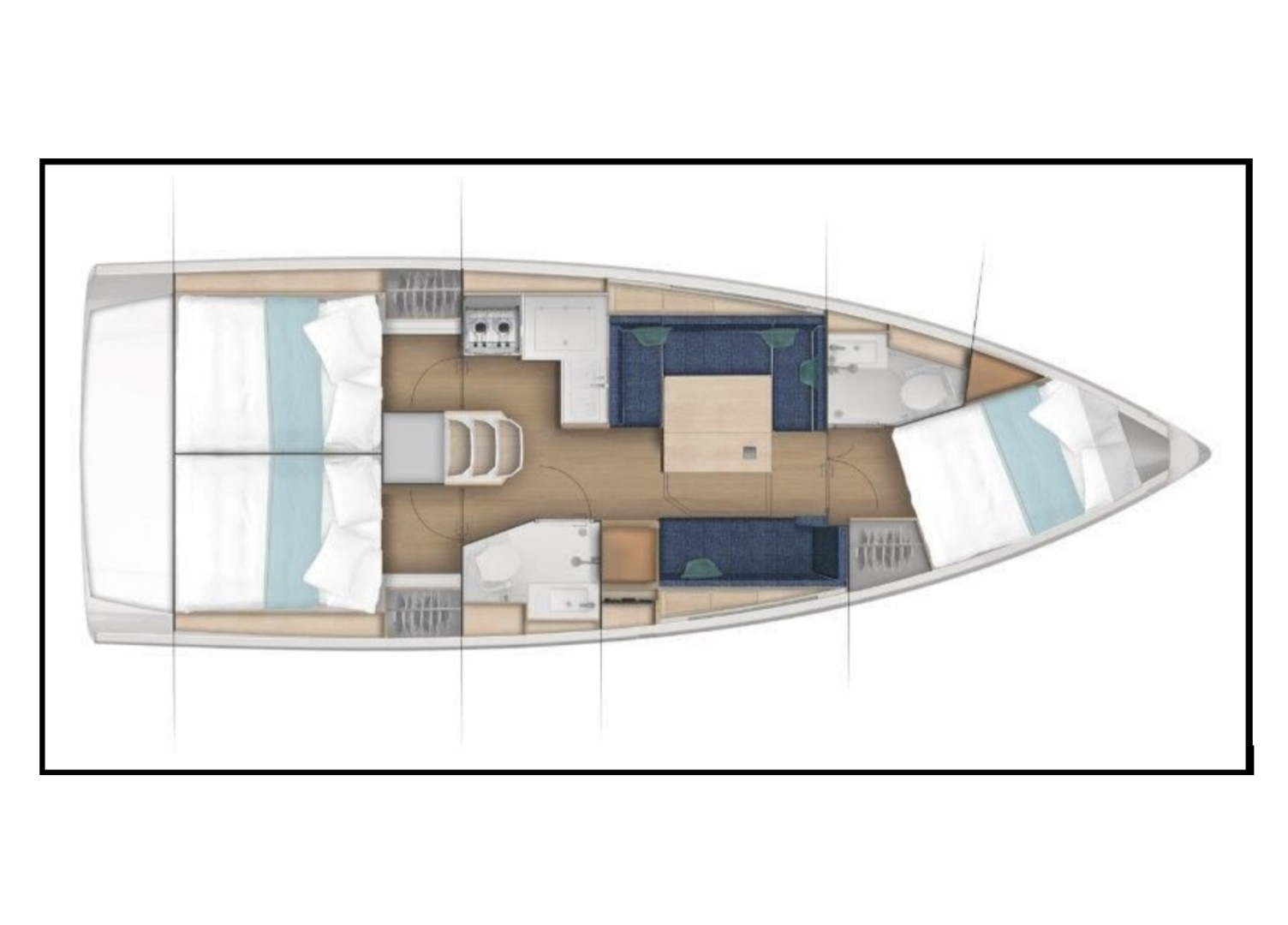 SEFARINA 38ft Jeanneau Yacht For Sale