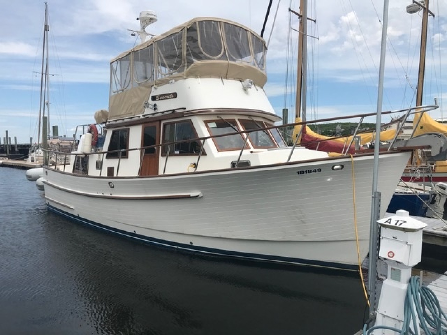 1988 Monk 36 Trawler