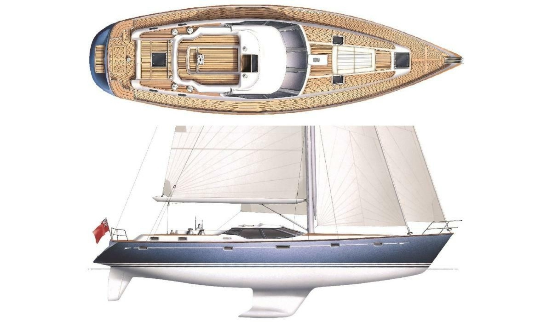 Oyster 56 Deck Saloon Yacht For Sale