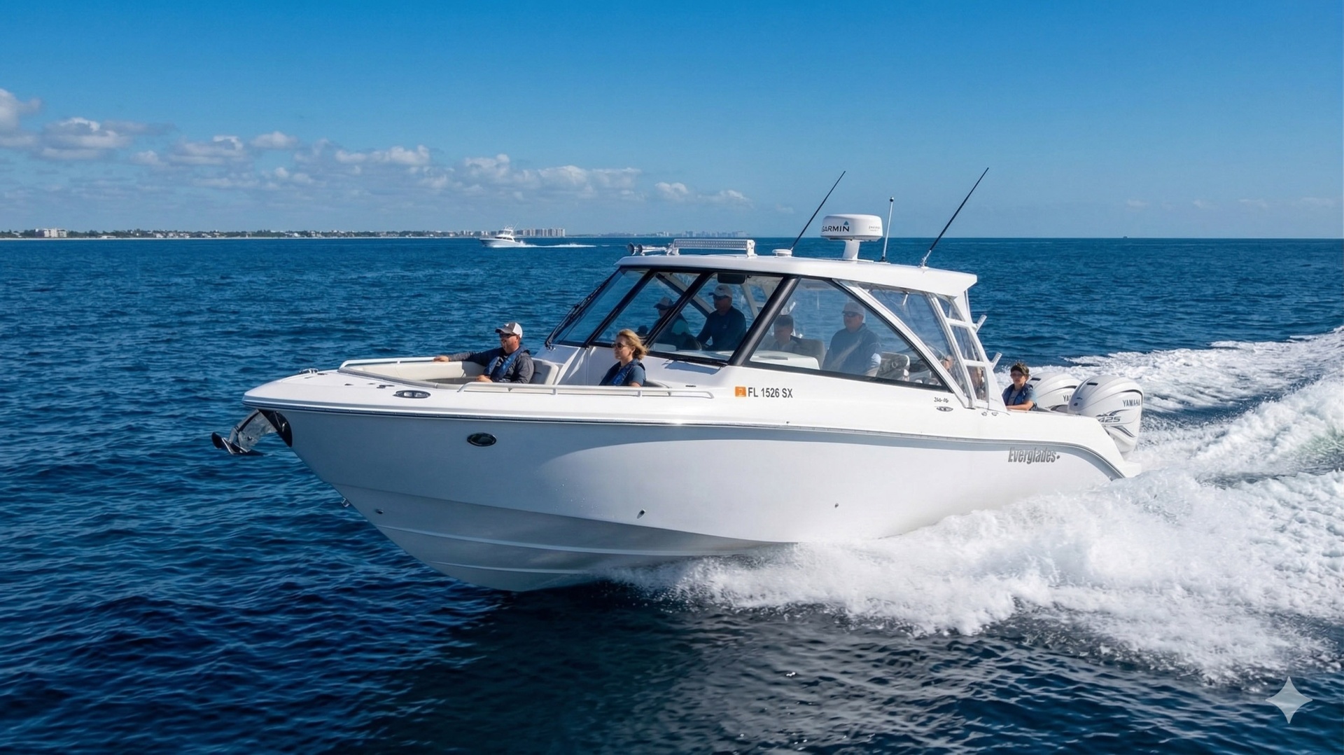 2019 Everglades 340 Dual Console