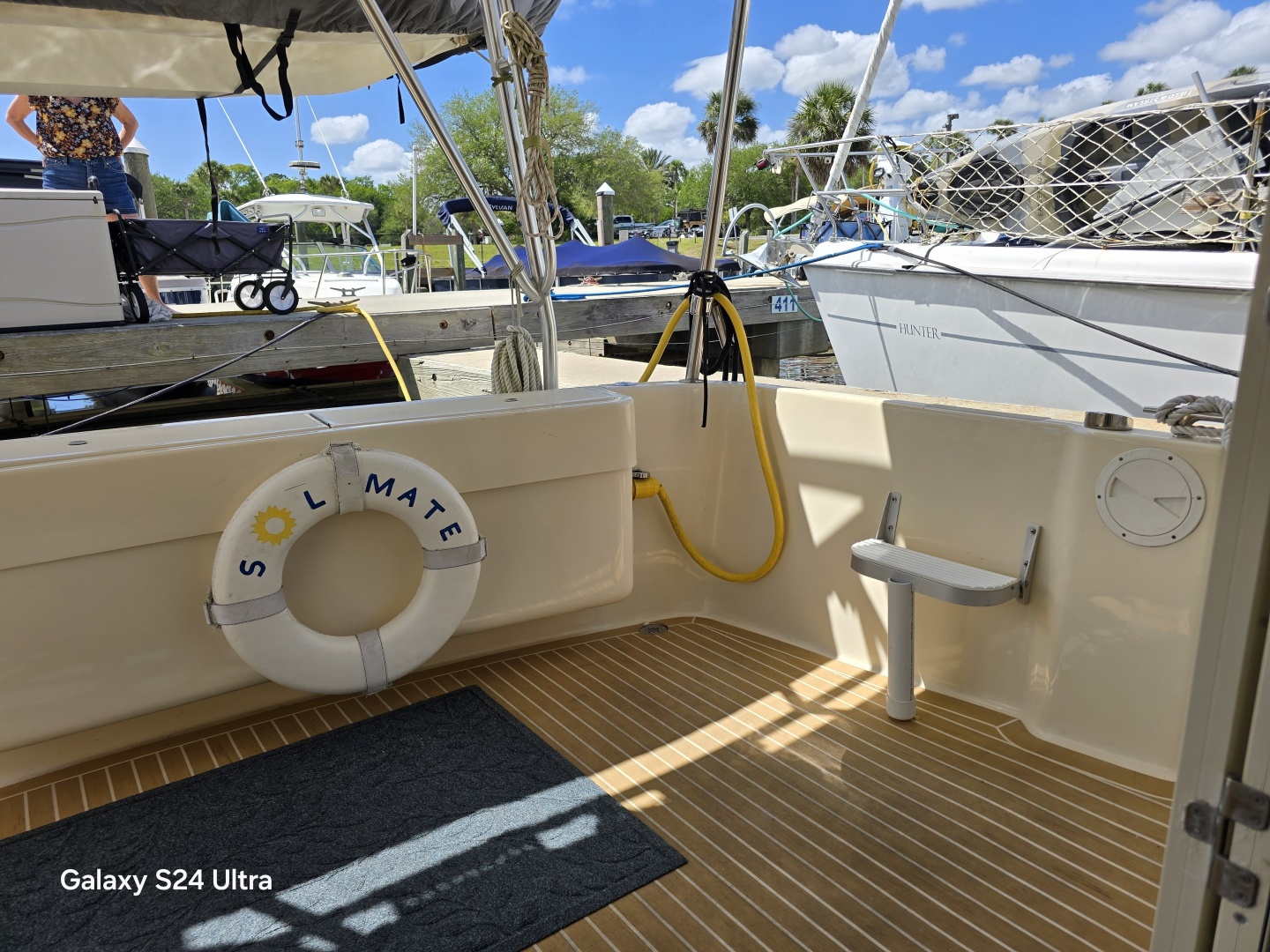 Sol Mate Aft Deck Entry Step