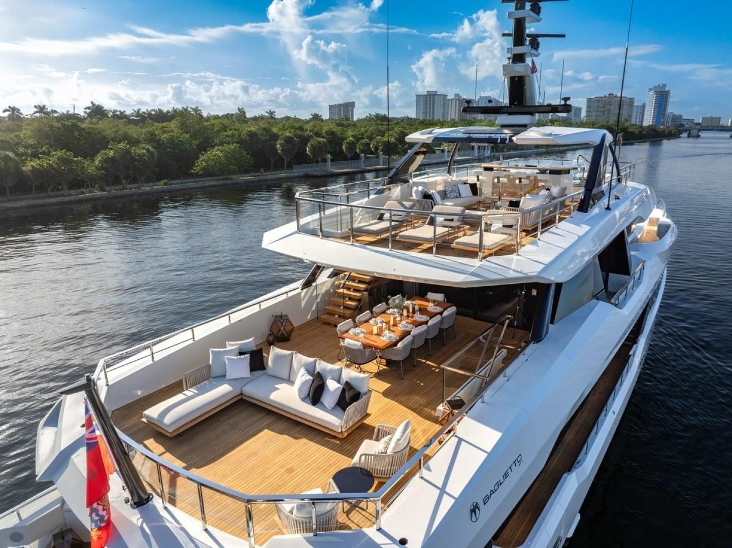 No Name 133ft Baglietto Yacht For Sale