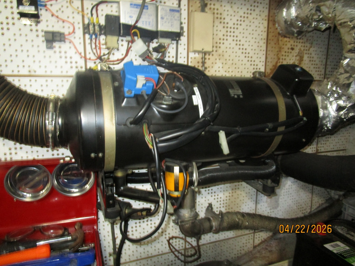 49' DeFever Espar heating system