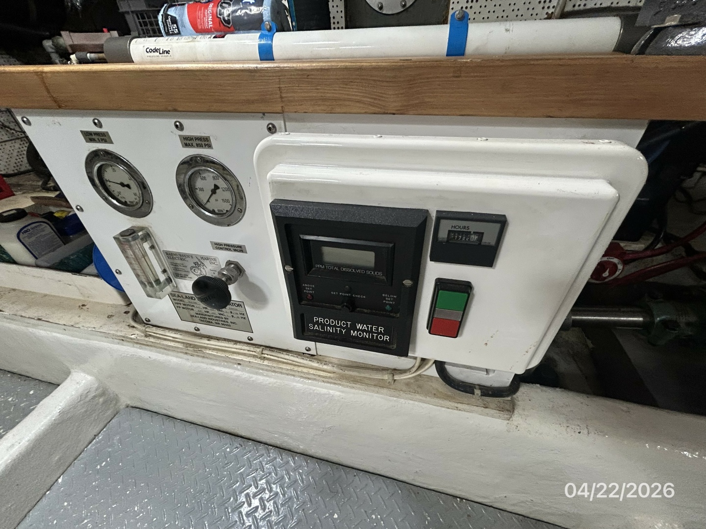 49' DeFever watermaker