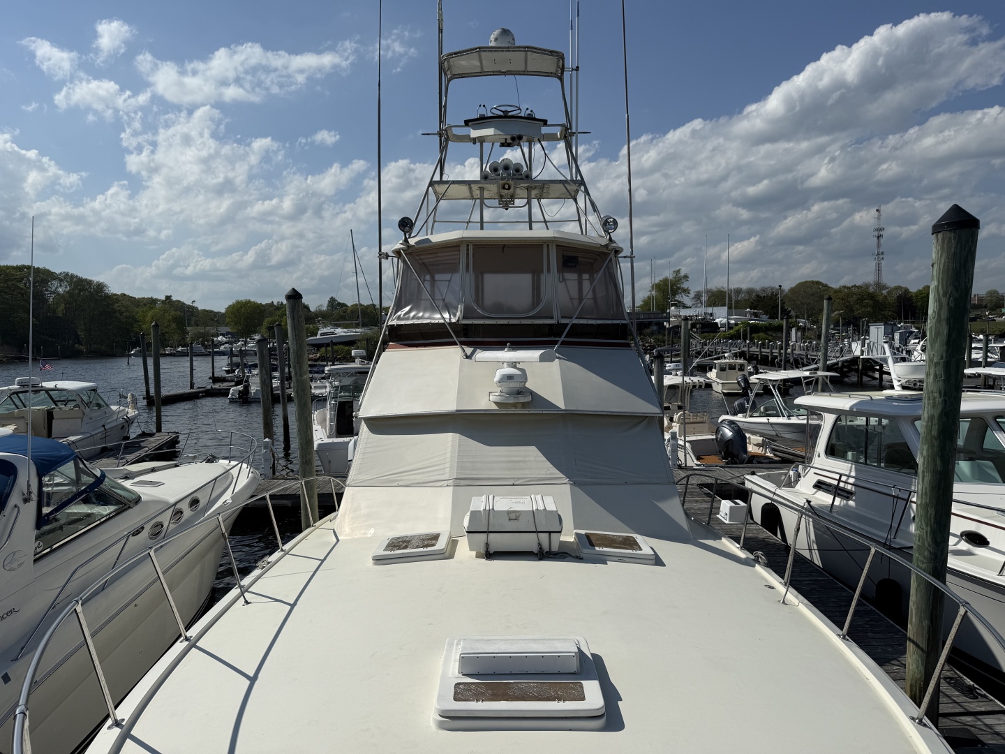 Working On A Dream 46ft Hatteras Yacht For Sale