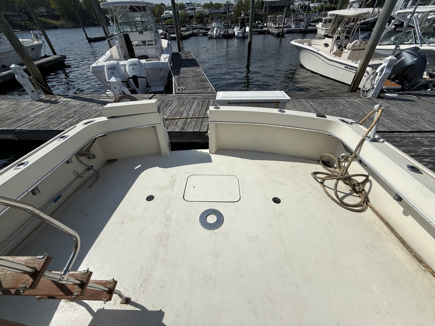 Working On A Dream 46ft Hatteras Yacht For Sale
