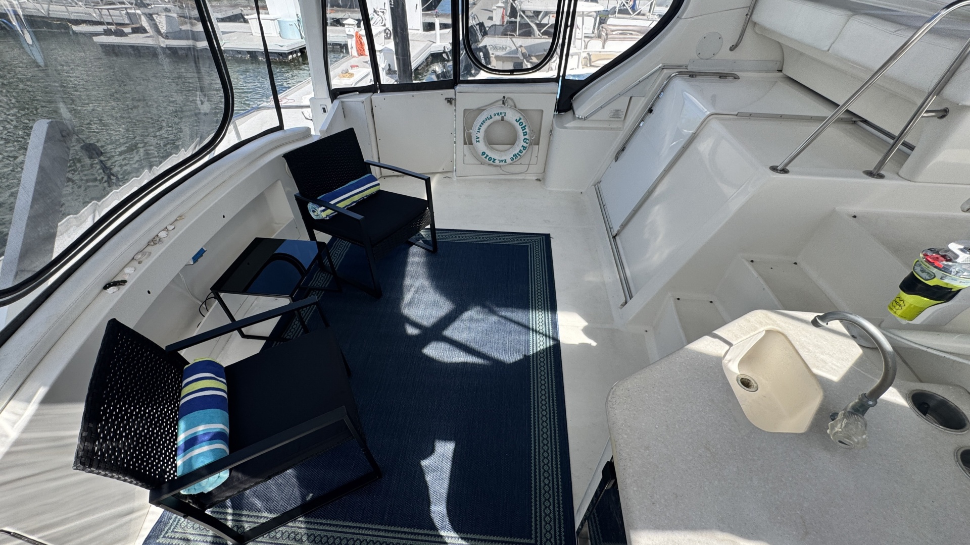 Aft Sundeck Looking Port