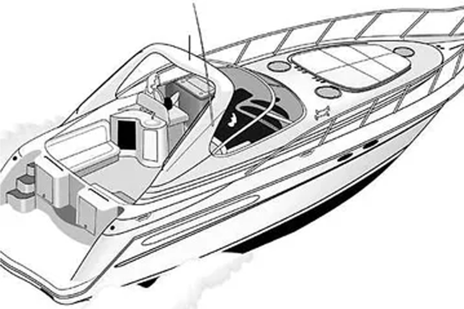 1998 Maxum 4100 SCR