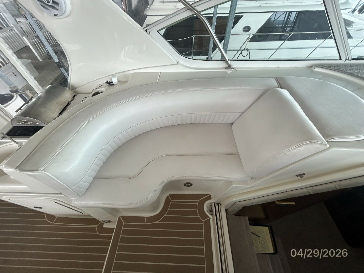 44' Cruisers upper deck port forward seating