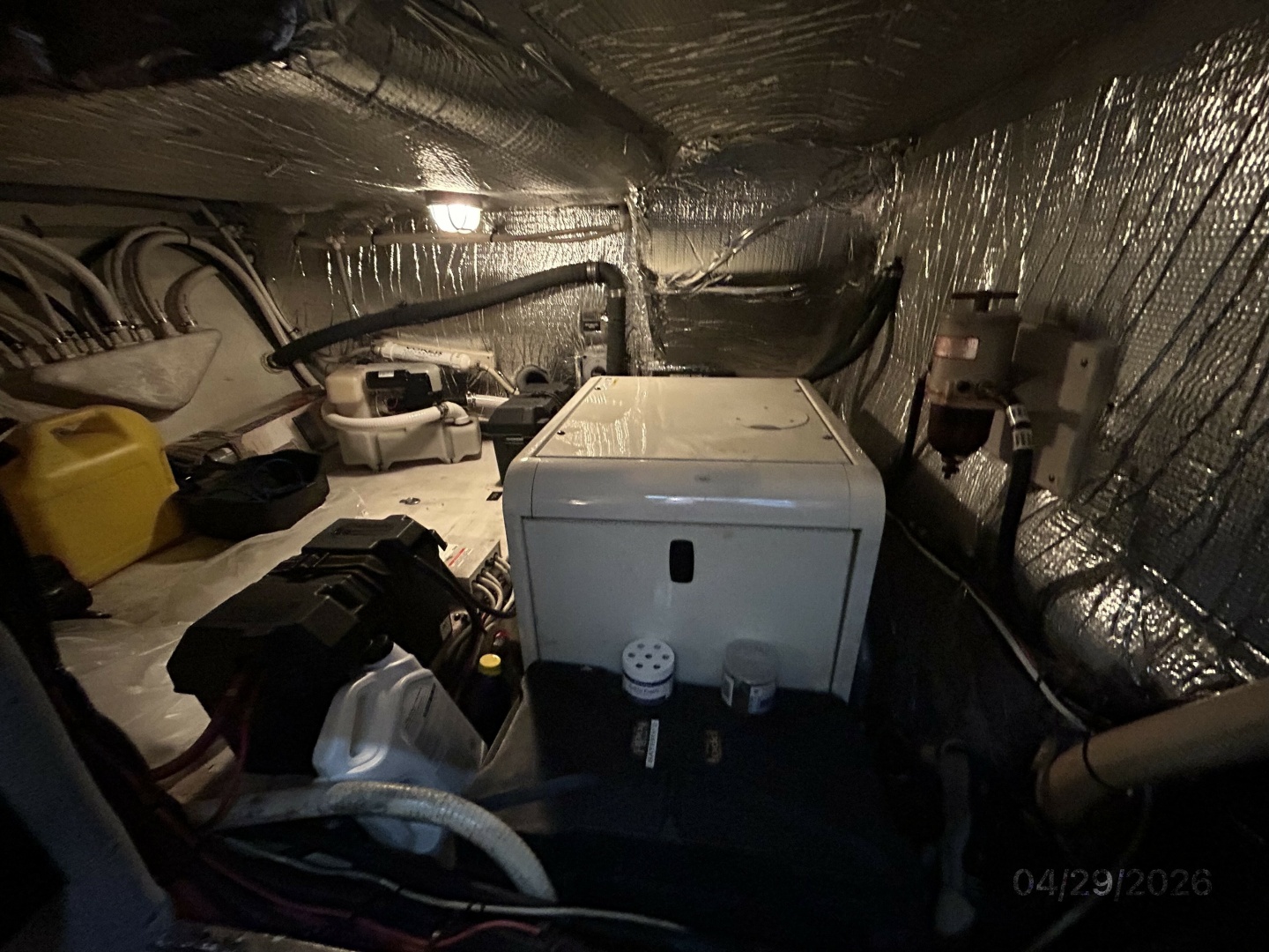 44' Cruisers generator room