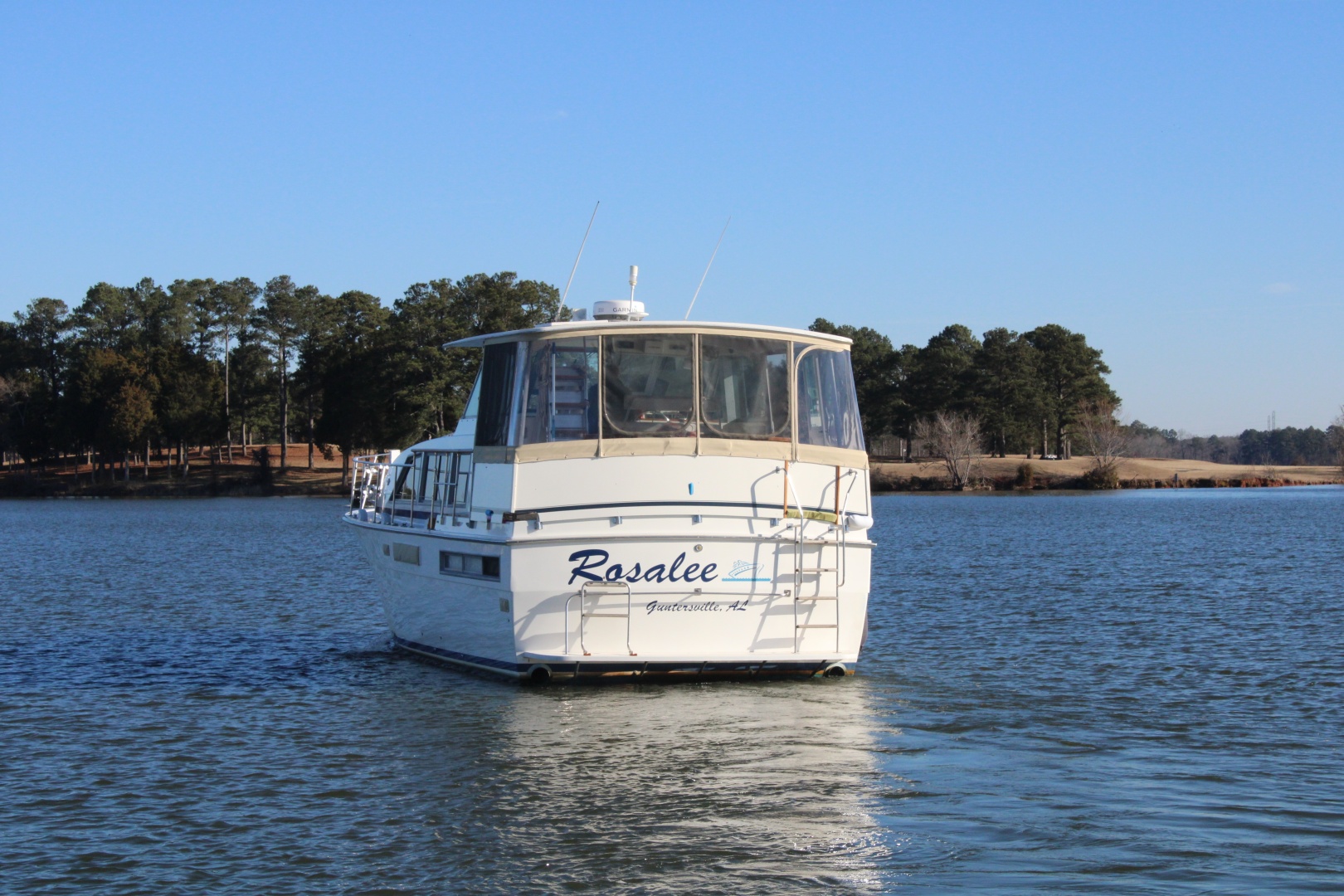 42 ft Bertram - Aft View