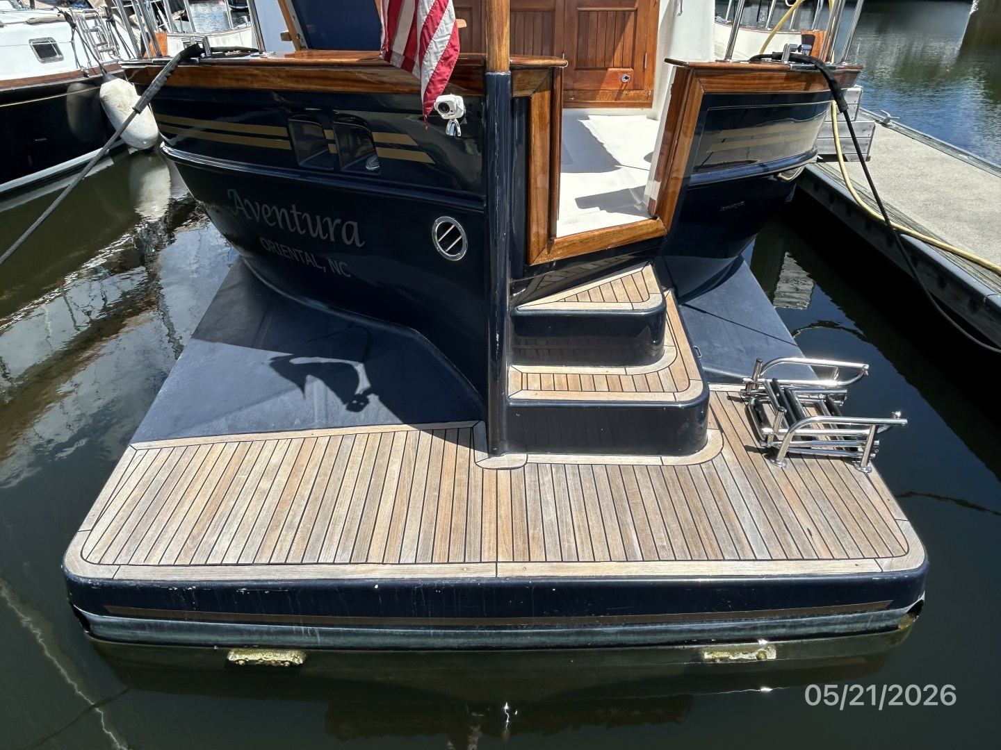 43' Menorquin swimplatform
