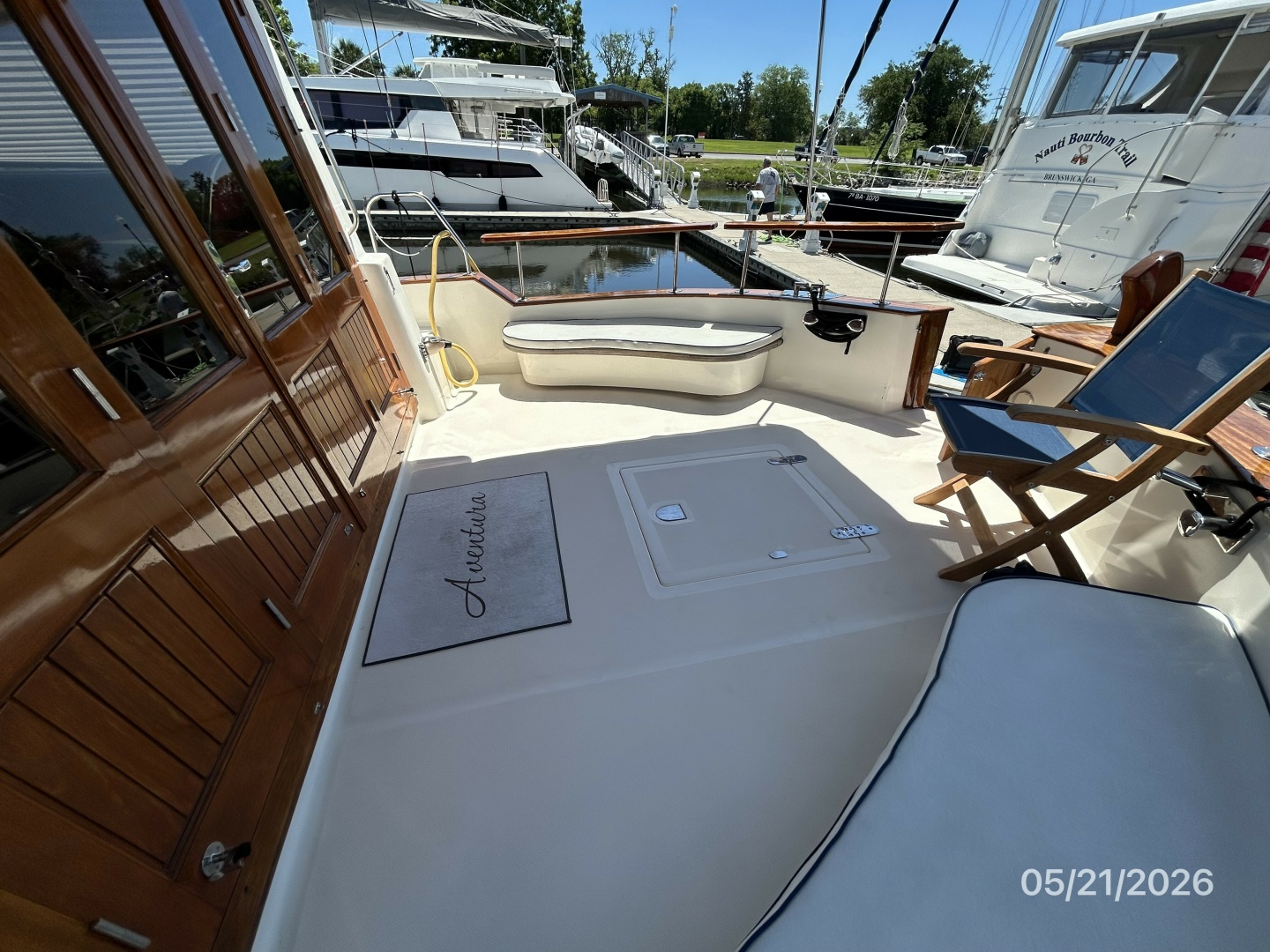 43' Menorquin aftdeck starboard