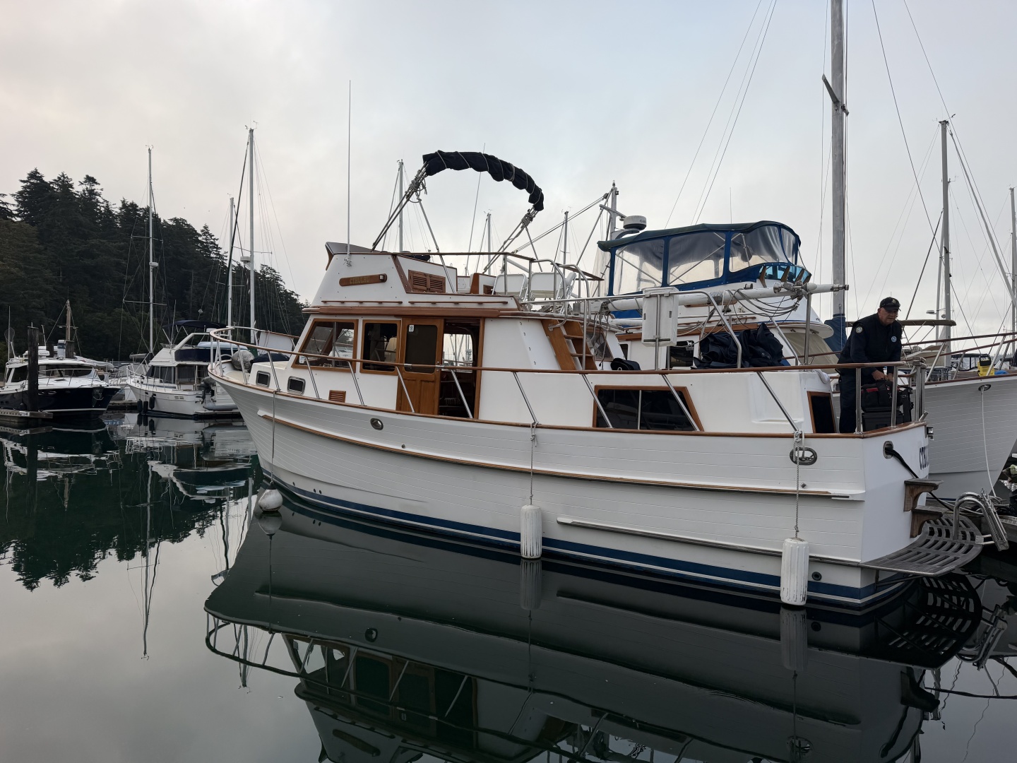 1988 Monk 36 Aft Cabin
