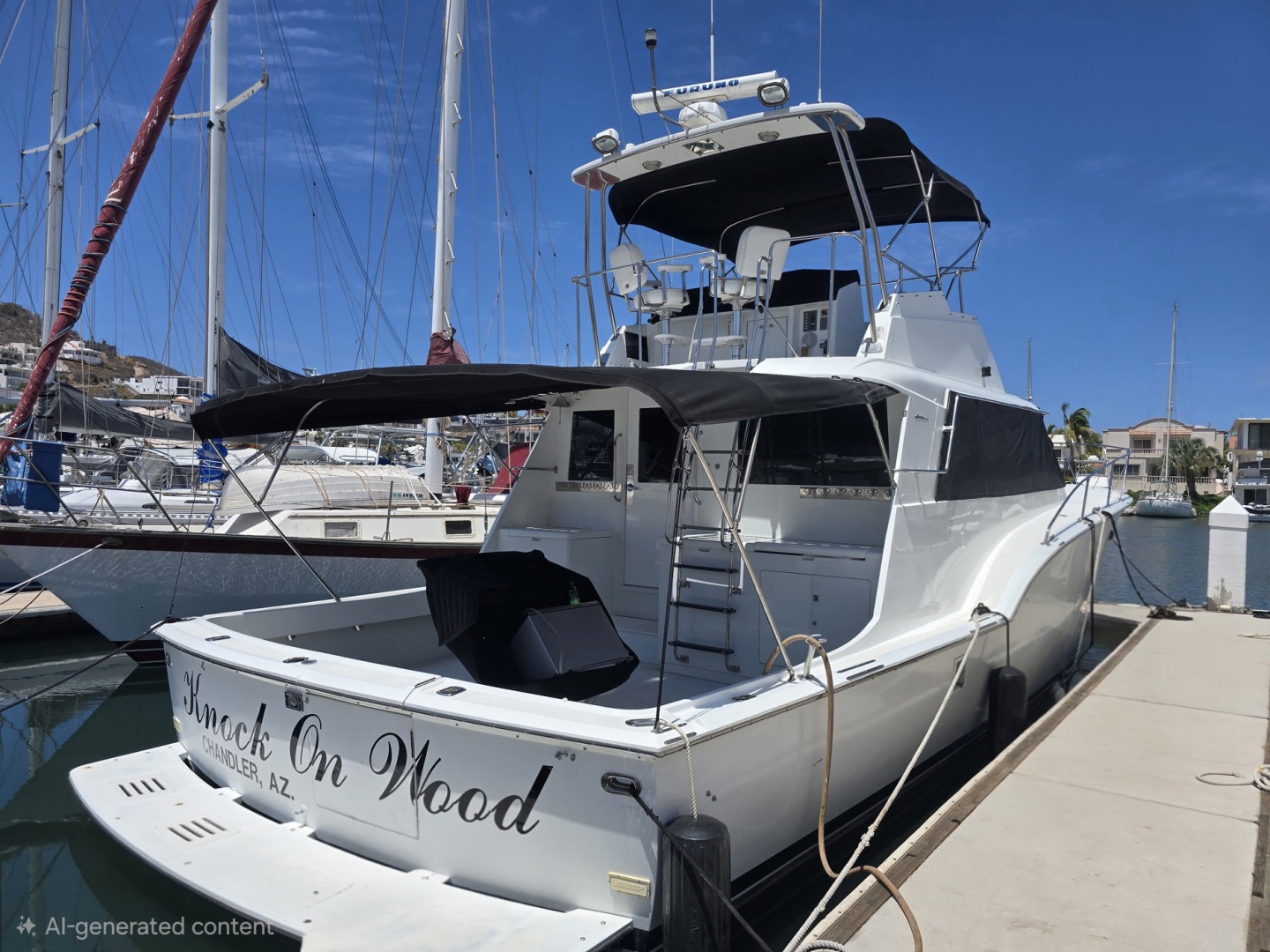 Hatteras 53 Convertible — KNOCK ON WOOD - Photo 3