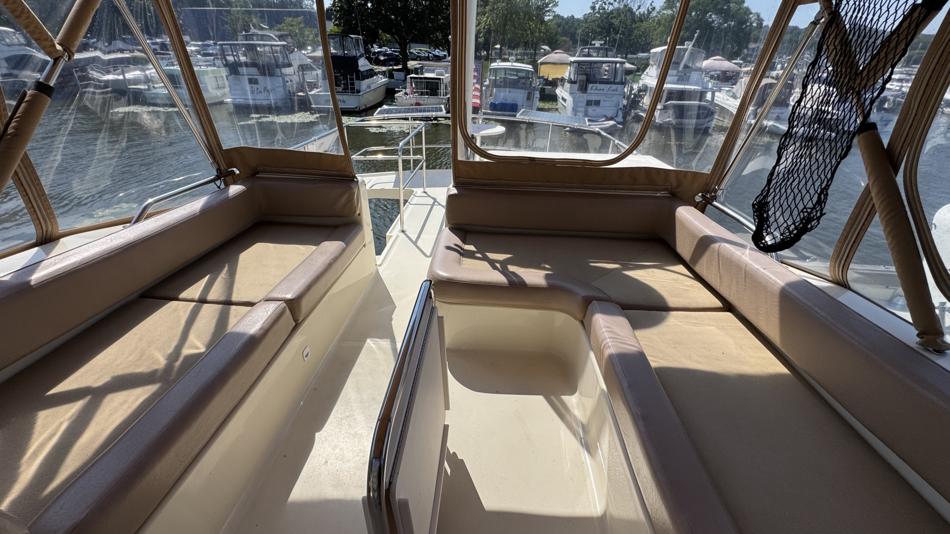 Flybridge Looking Aft