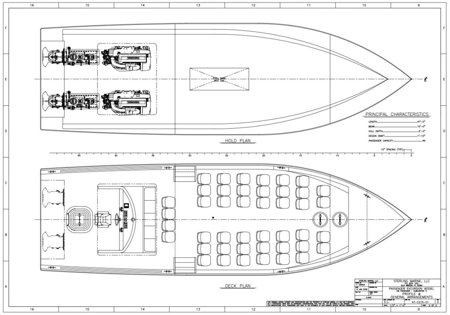 2025 Custom 50 x 15 49 PAX