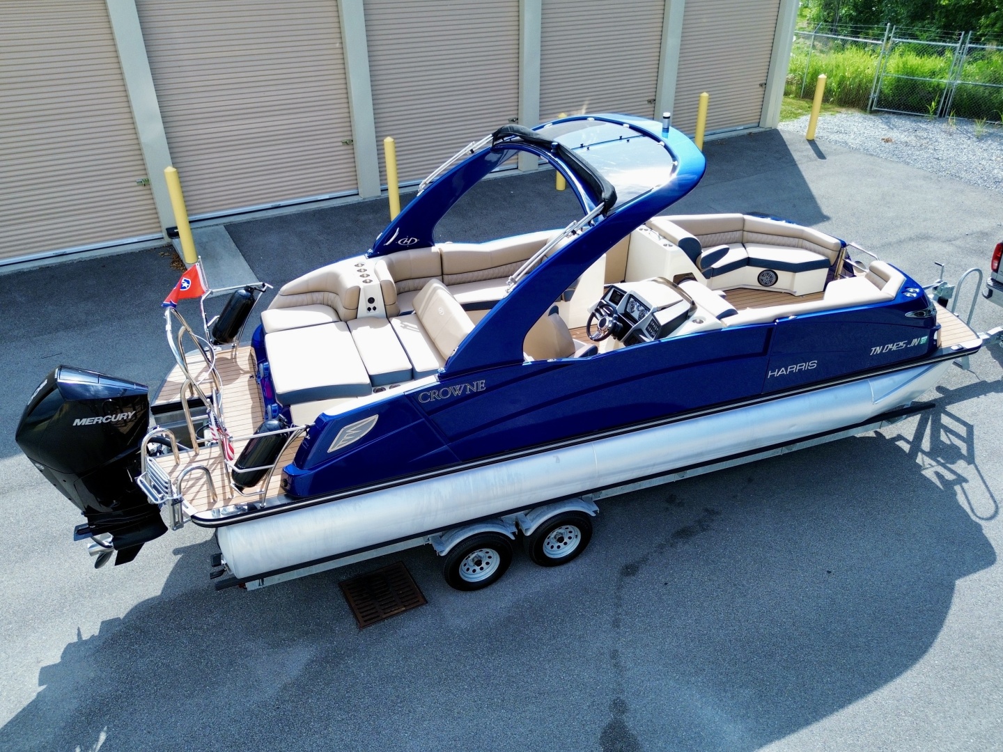 2019 Harris Crowne 250 SL Tritoon