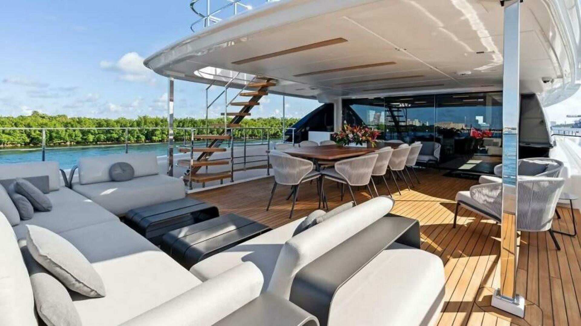 TITO EL PATRON 121ft Custom Line Yacht For Sale TITO EL PATRON 121ft Custom Line Yacht For Sale
