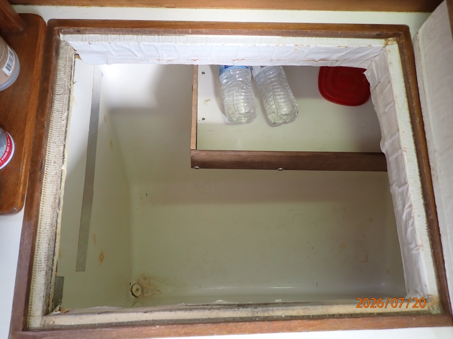 35' Pearson galley icebox