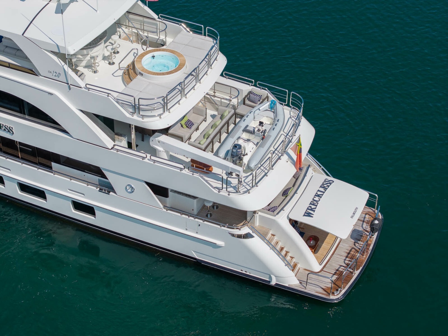 WRECKLESS 120ft Ocean Alexander Yacht For Sale