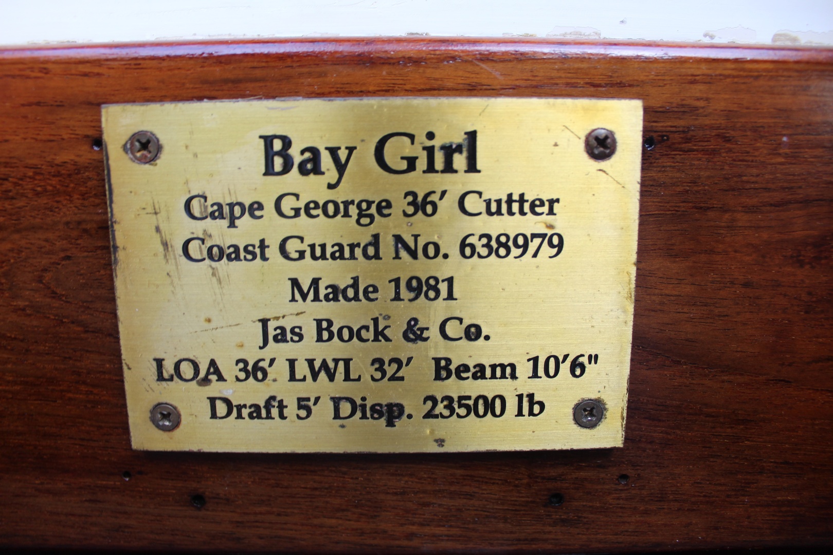 Bay Girl 36ft Cape George Yacht For Sale Bay Girl 36ft Cape George Yacht For Sale
