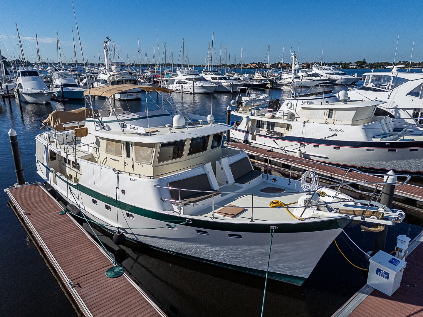 GANDALF 58ft Kadey Krogen Yacht For Sale GANDALF 58ft Kadey Krogen Yacht For Sale