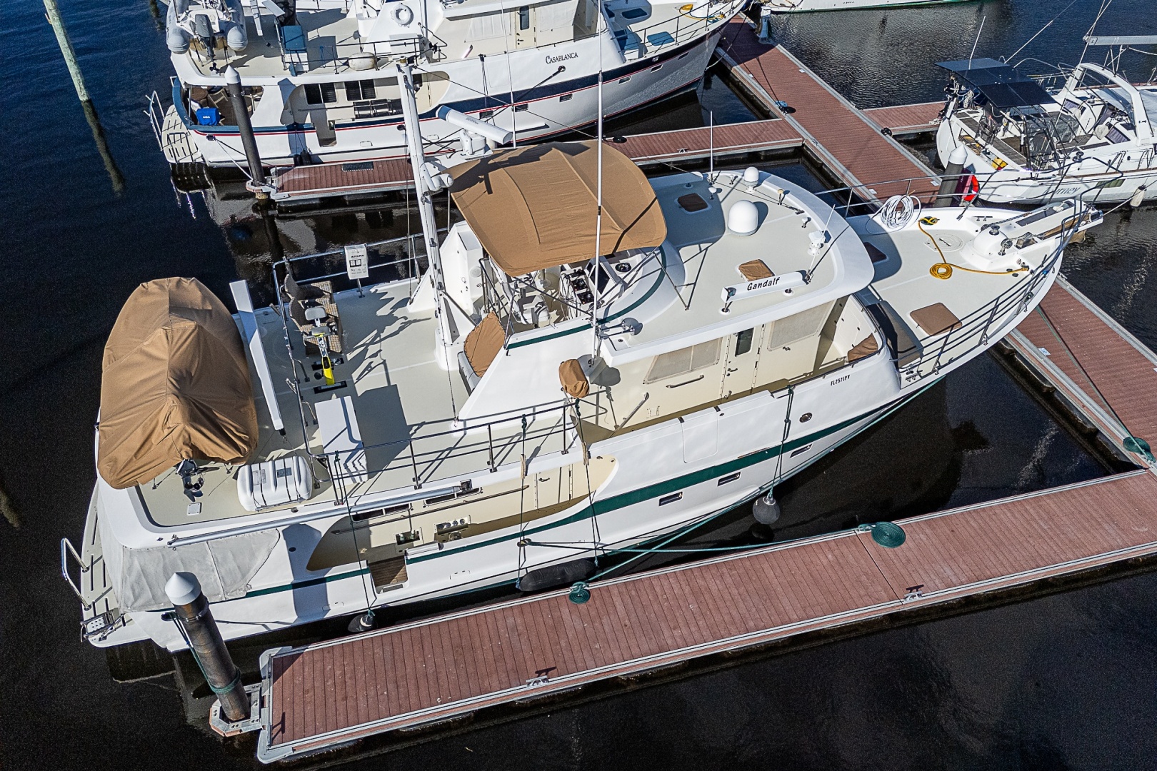 GANDALF 58ft Kadey Krogen Yacht For Sale GANDALF 58ft Kadey Krogen Yacht For Sale