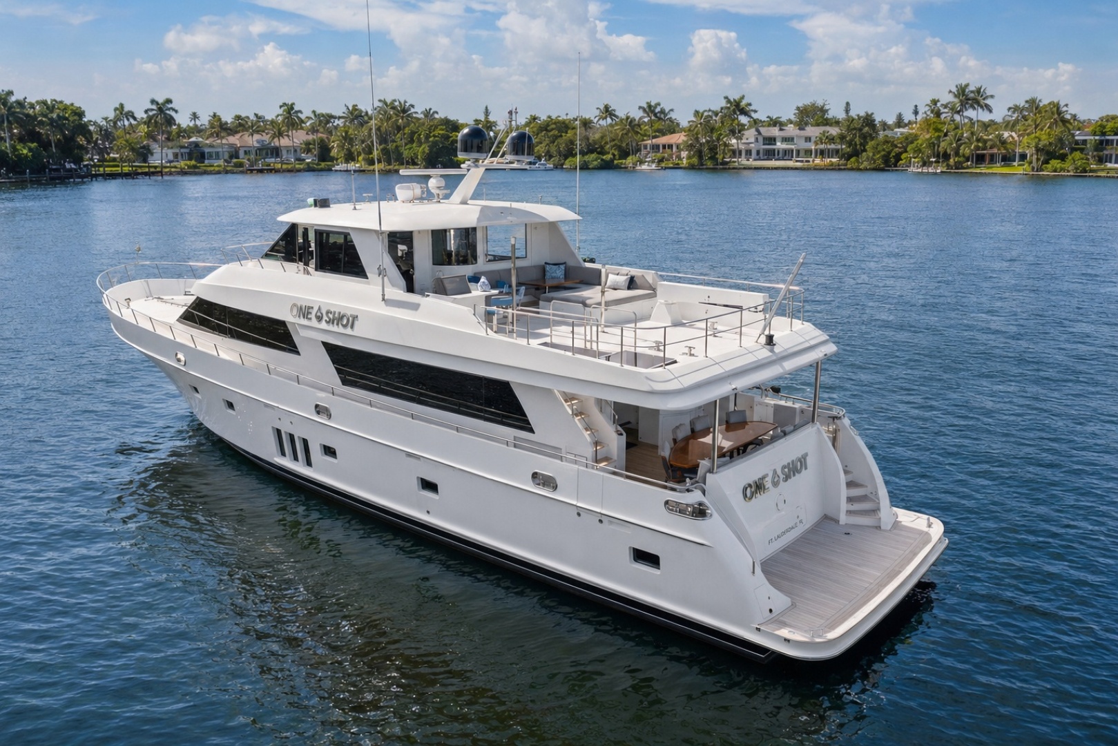 ONE SHOT 90ft Ocean Alexander Yacht For Sale ONE SHOT 90ft Ocean Alexander Yacht For Sale