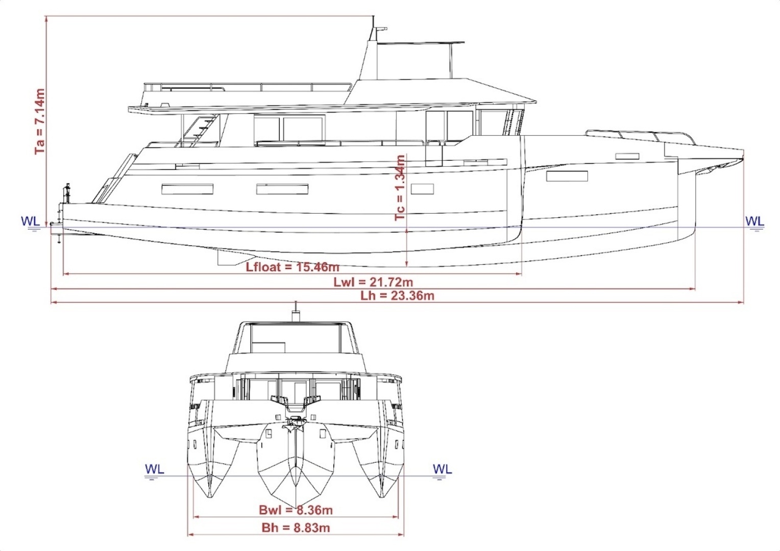 Ellee 72ft Neel Yacht For Sale