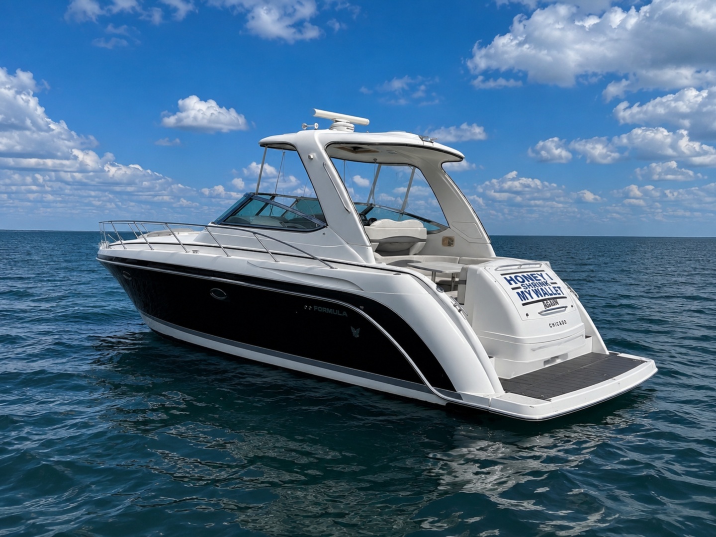 Honey I Shrunk my wallet again 40ft Formula Yacht For Sale Honey I Shrunk my wallet again 40ft Formula Yacht For Sale
