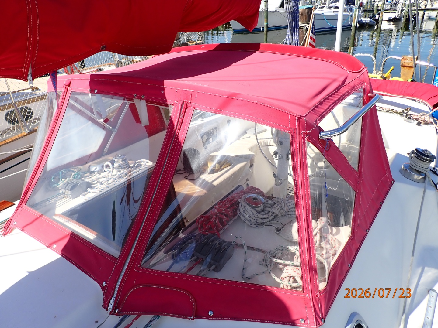 35' Scanmar cockpit dodger1