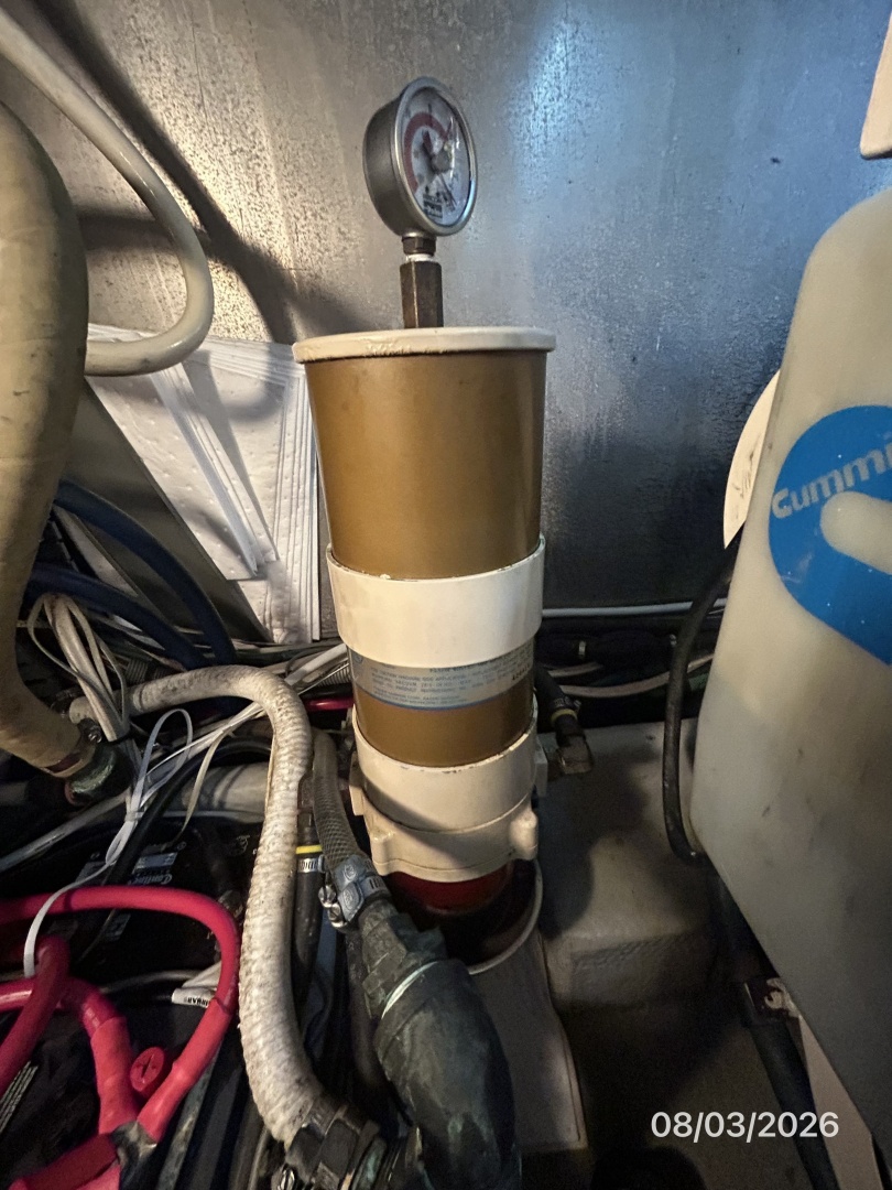 43' Mainship starboard Racor fuel filter