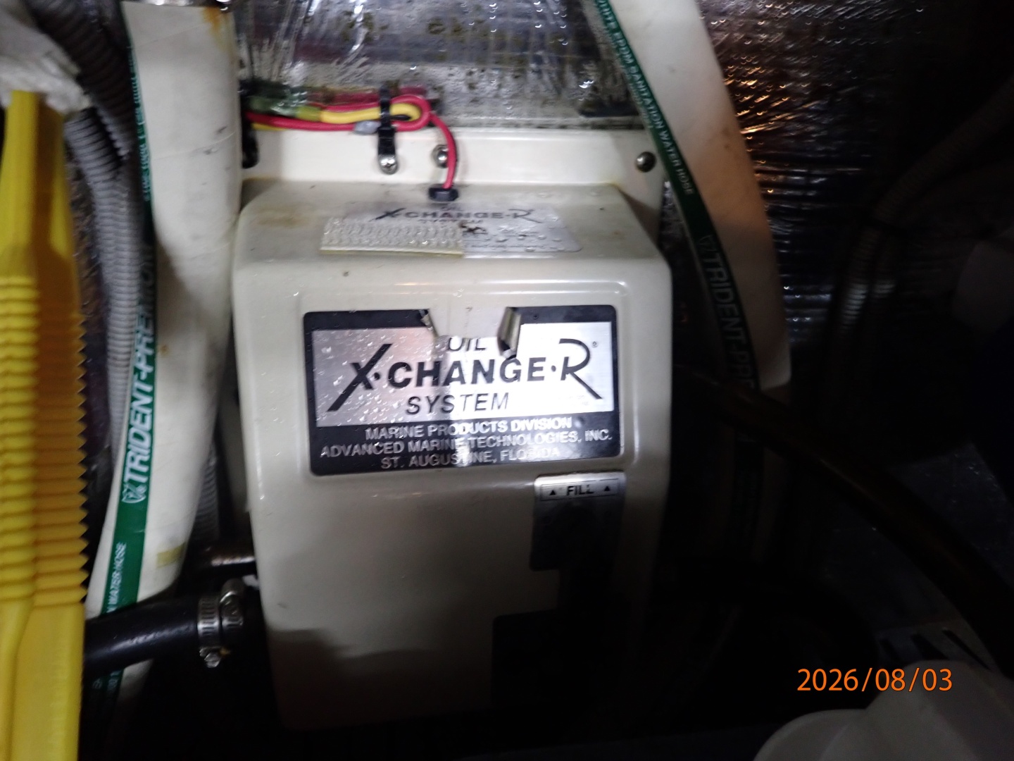 43' Mainship oil change system