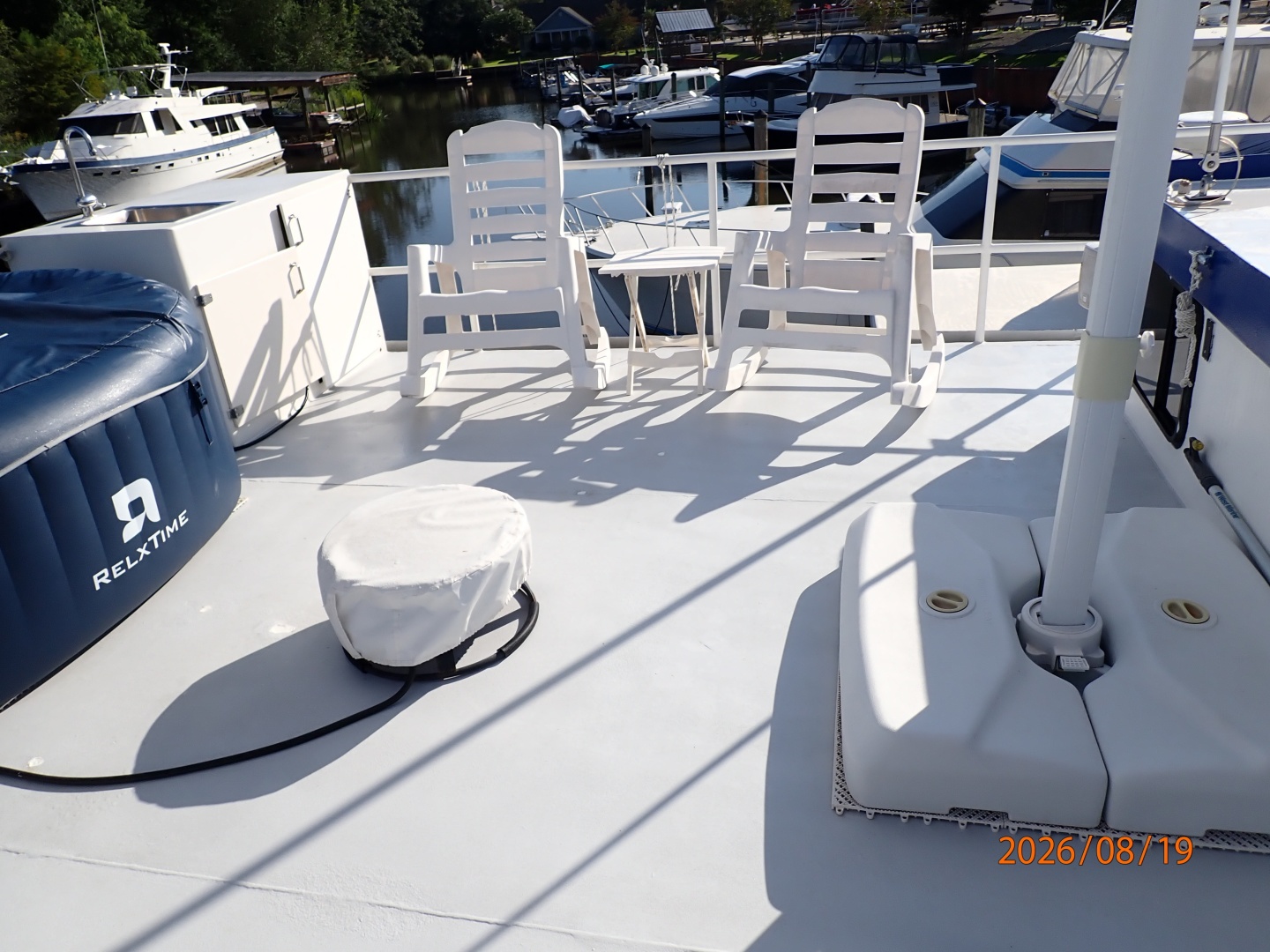 Steel Magnolia sundeck port