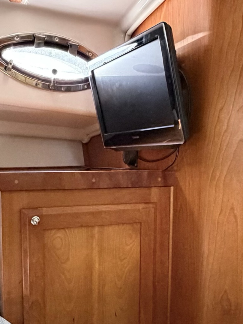 Cabin TV and Storage