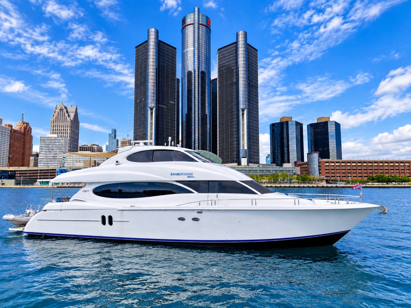 2002 Lazzara Yachts 80 Skylounge