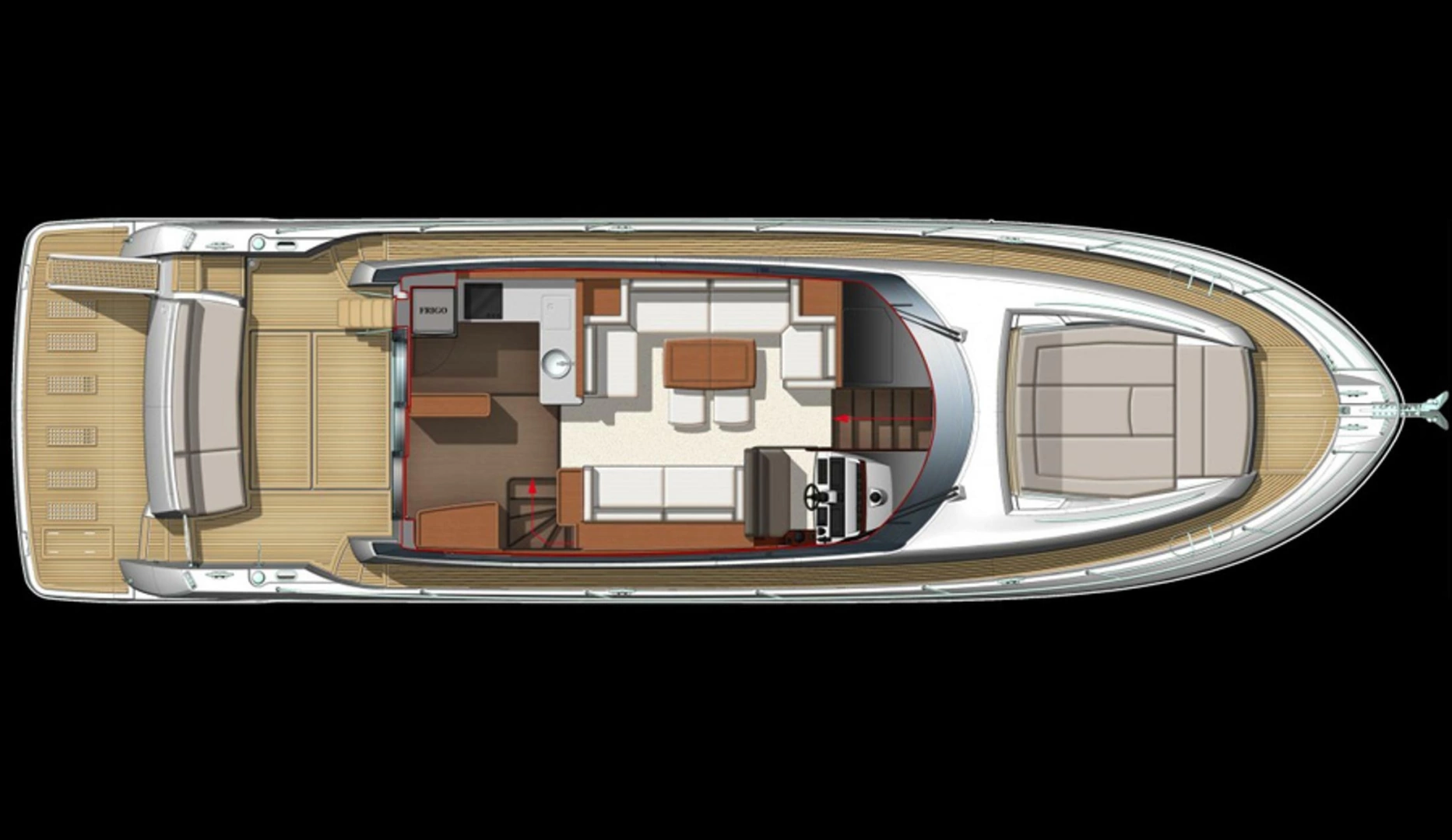 Prestige 550 Yacht For Sale