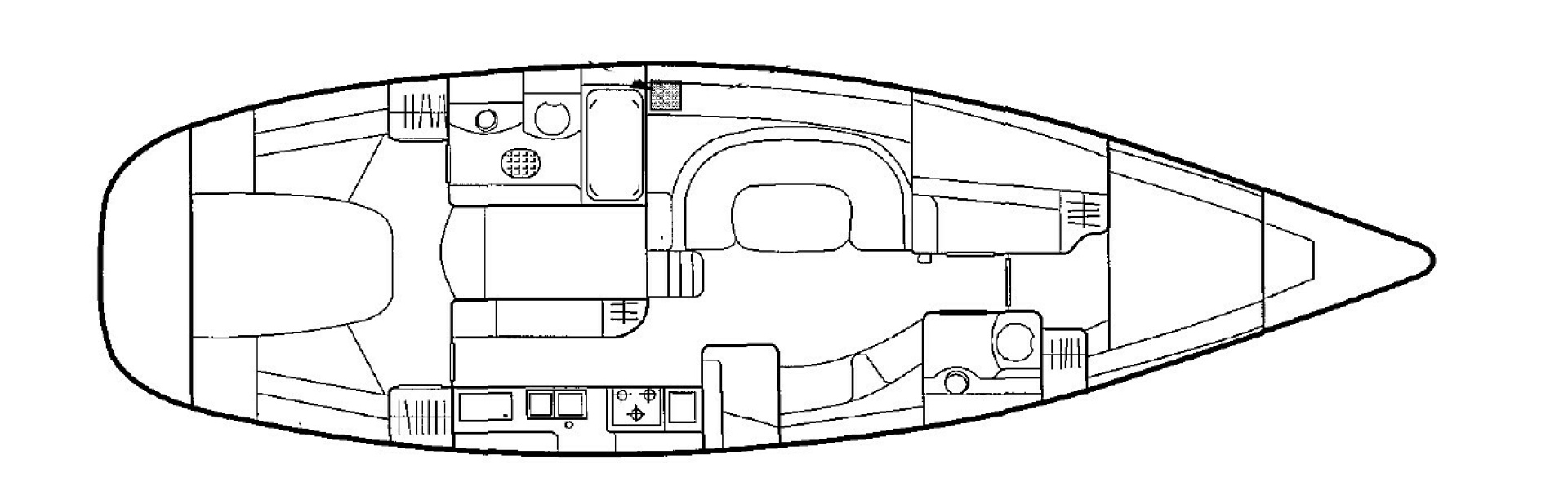 Southern Rain 44ft Beneteau Yacht For Sale
