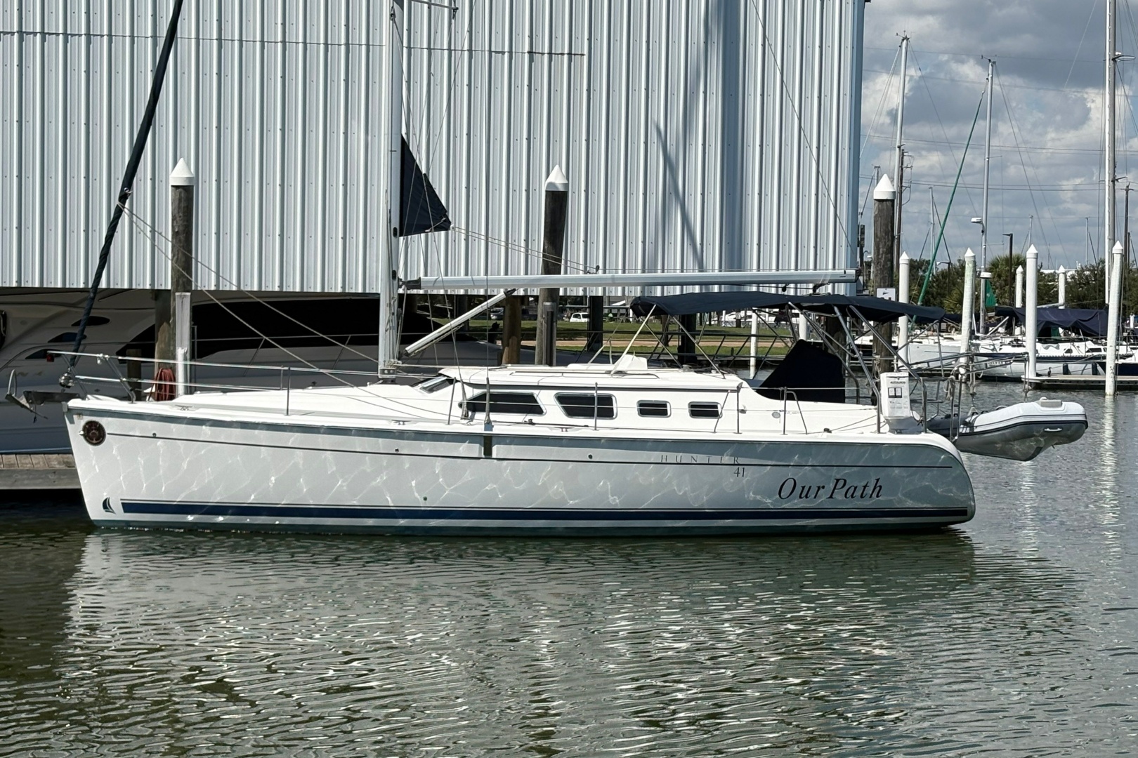 2007 Hunter 41 Deck Salon