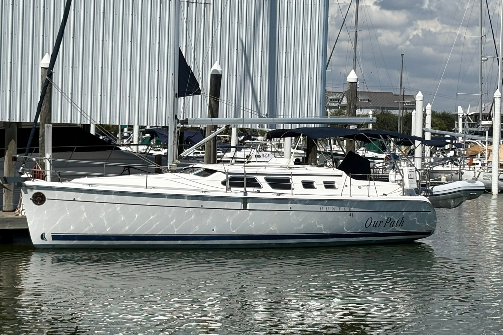 2007 Hunter 41 Deck Salon