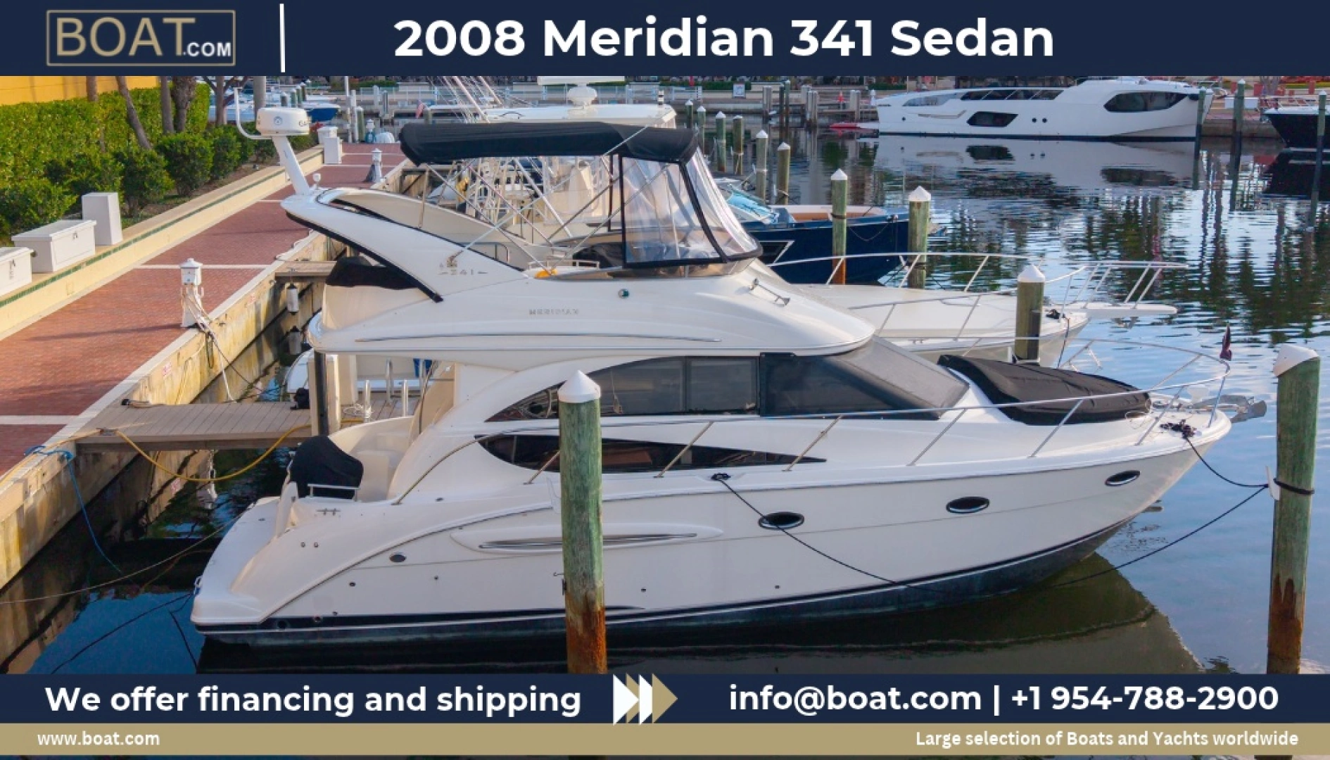 2008 Meridian 341 Sedan, photo 1 of 26