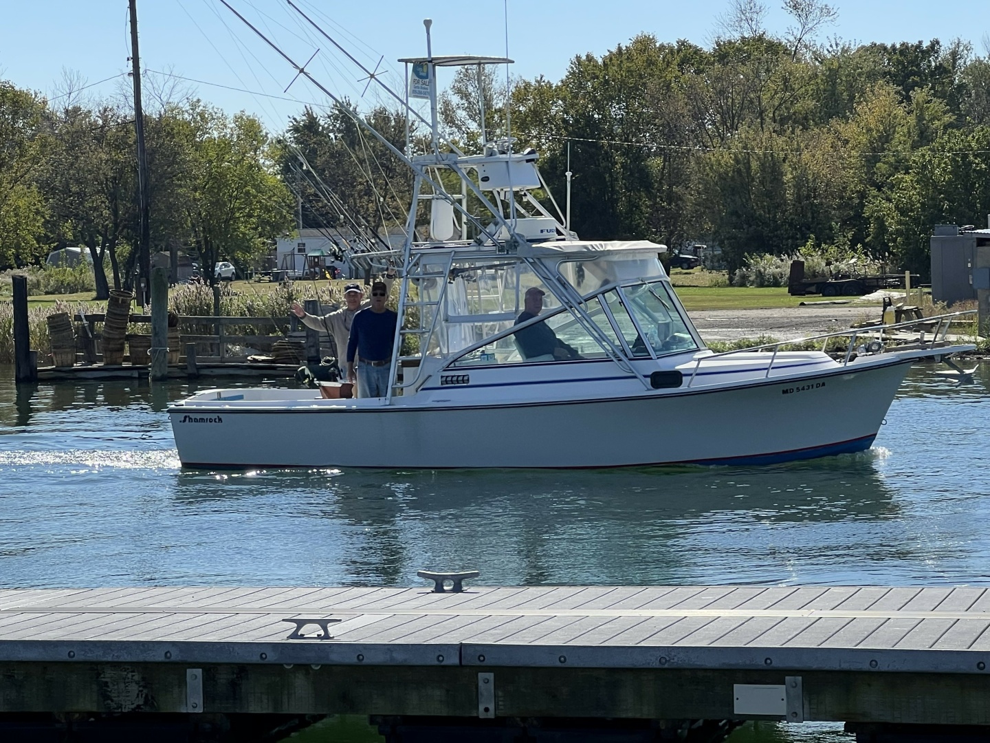 26' Shamrock starboard profile