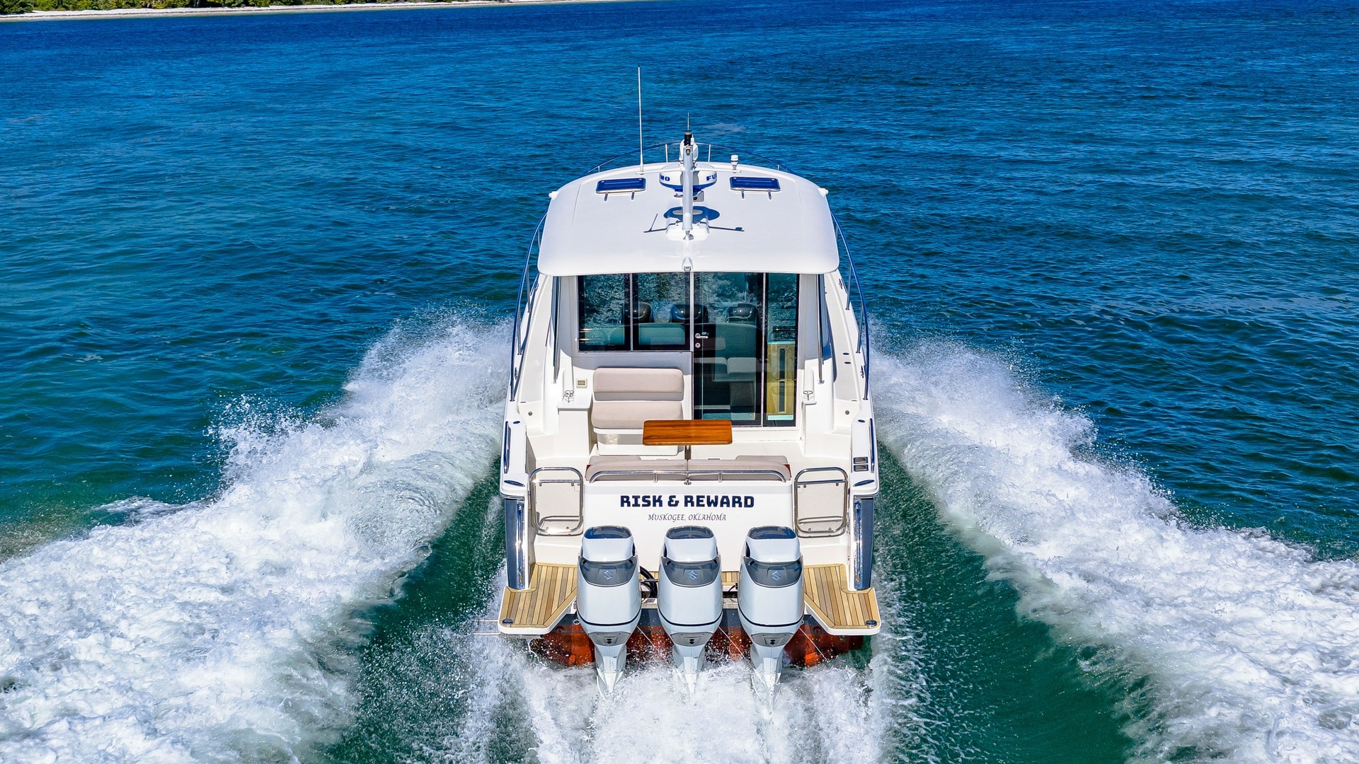 Aft View with Quad Engines
