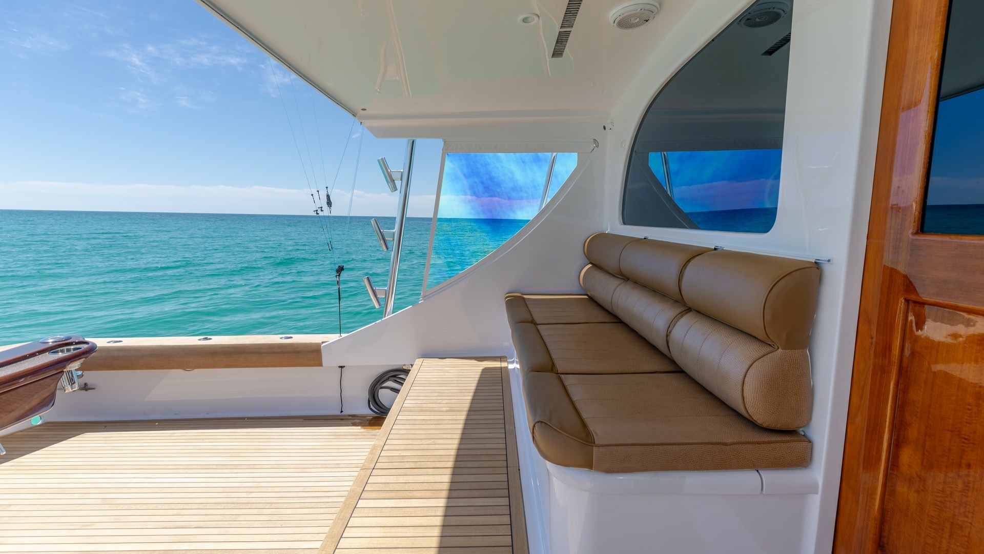 Spacious Aft Deck with Seating