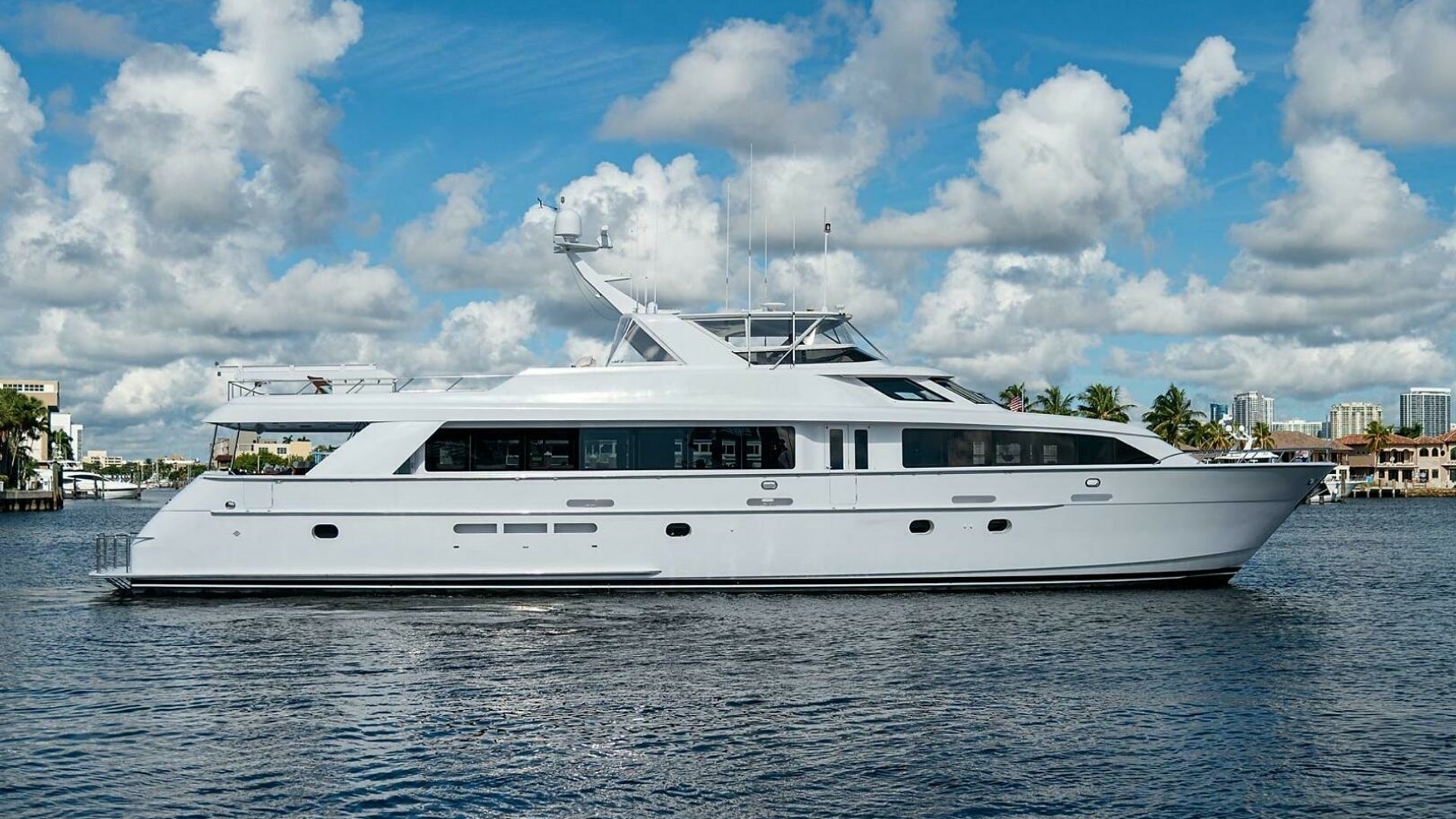 Starboard Profile View of Yacht