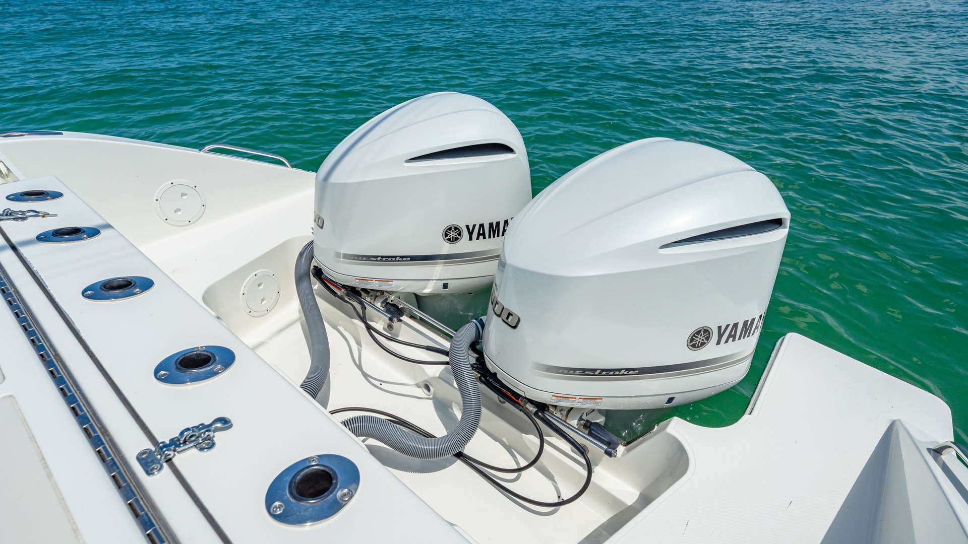Twin Yamaha Outboard Engines